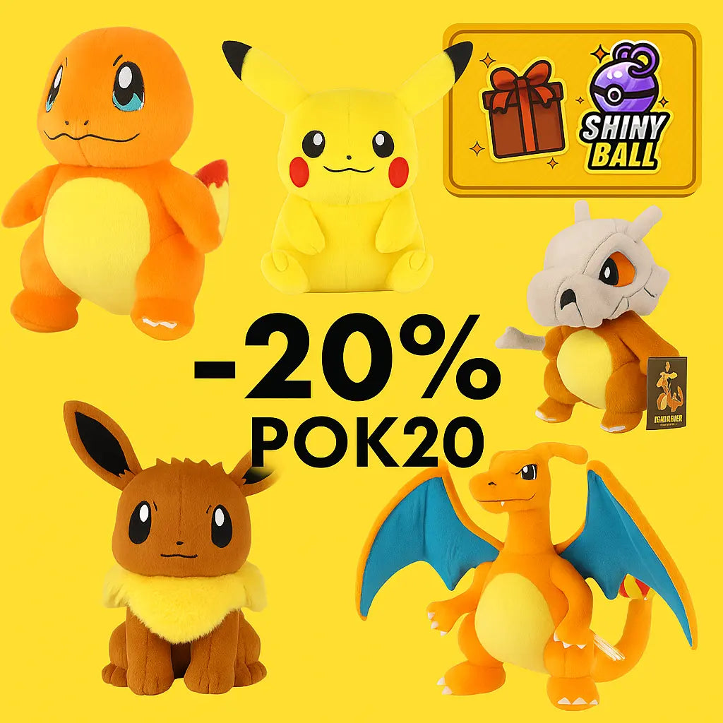 Promo POK20 : -20% sur tout l’univers Pokémon | ShinyBall ShinyBall