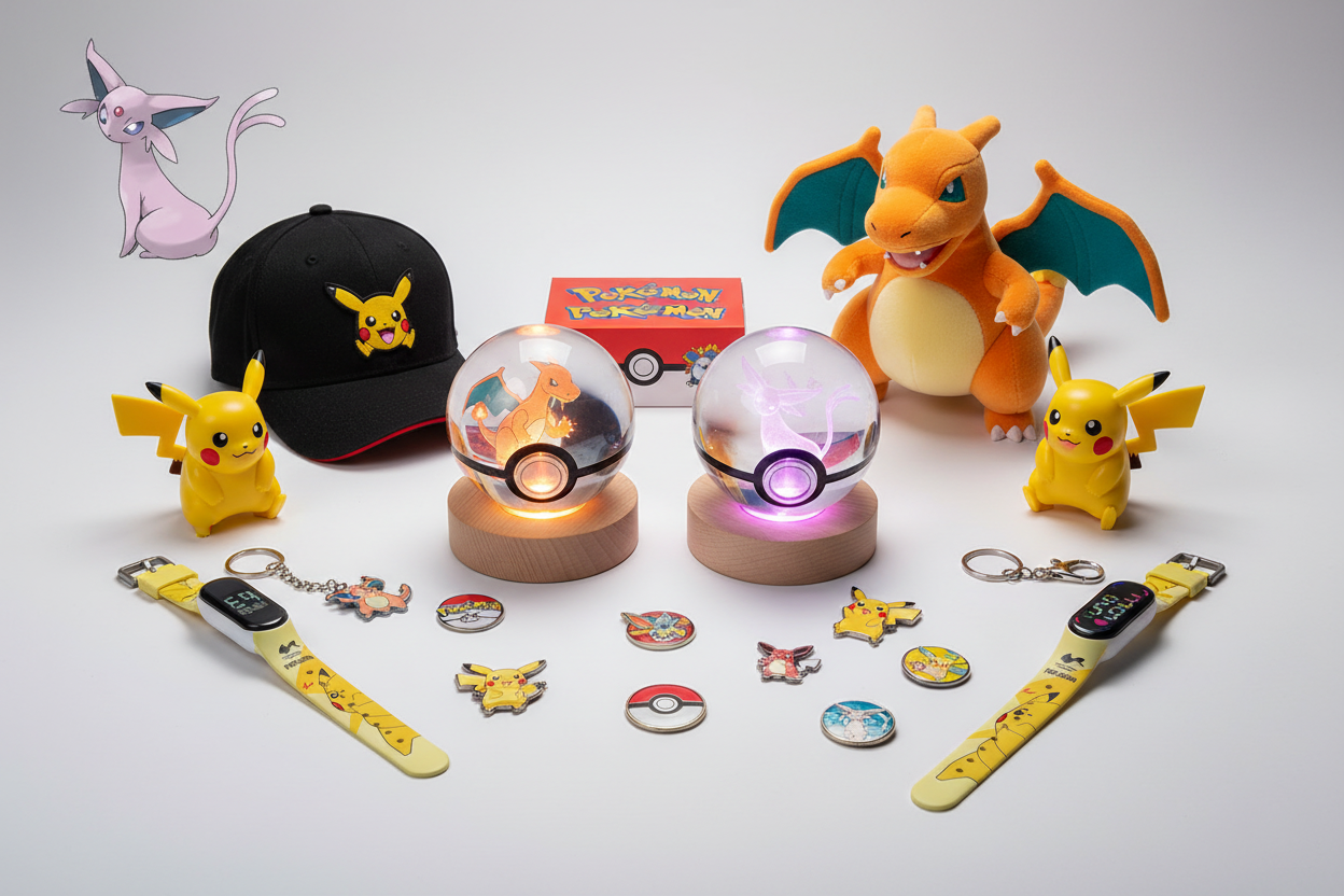 Pokémon shiny : objets, lampes et idées cadeaux pour les fans