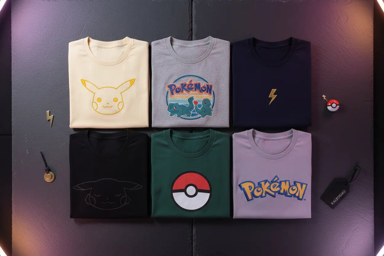 T-shirt Pokémon : guide pour choisir le bon modèle adulte