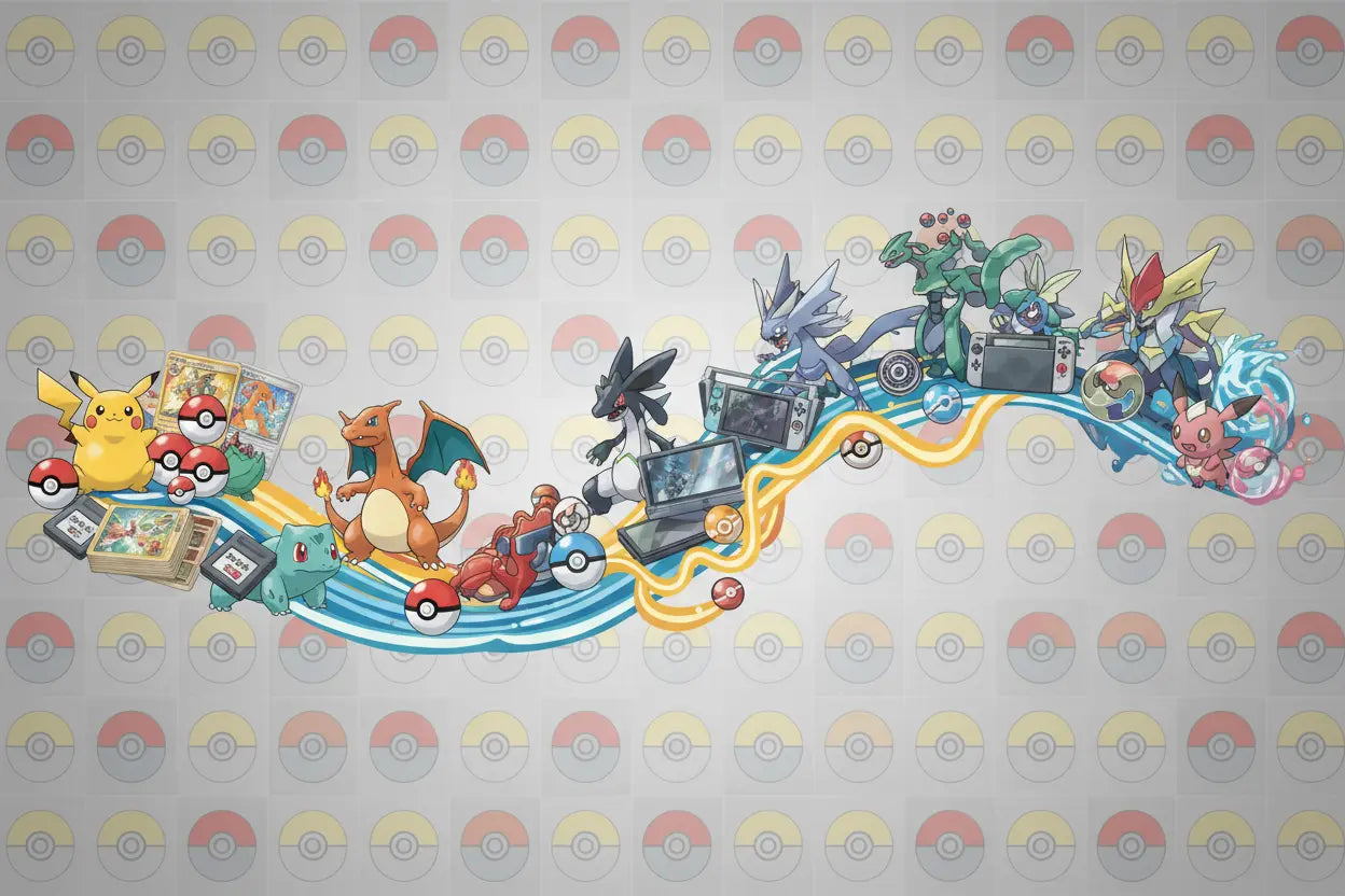 Histoire de Pokémon : de 1996 à aujourd’hui (timeline) ShinyBall