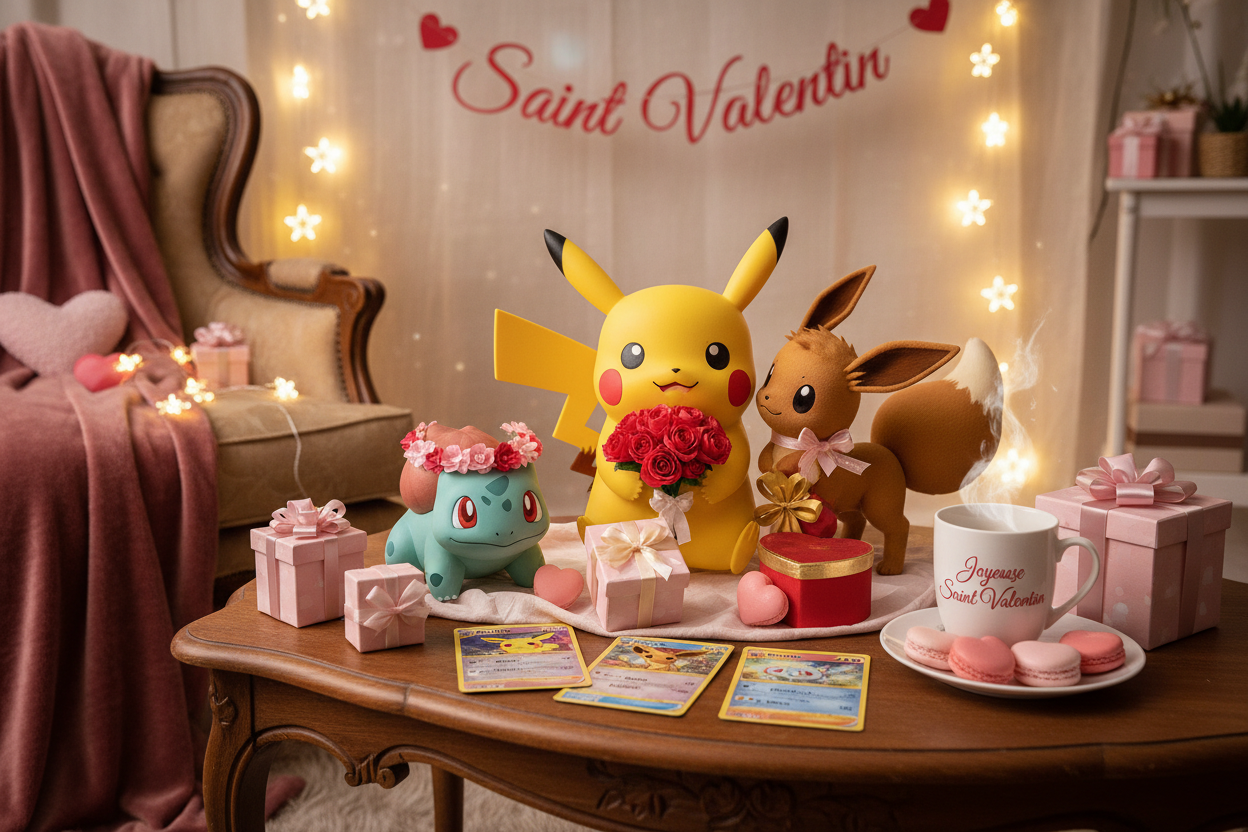 Saint-Valentin Pokémon 2026 : 10 Idées Cadeaux pour Dresseurs Amoureux