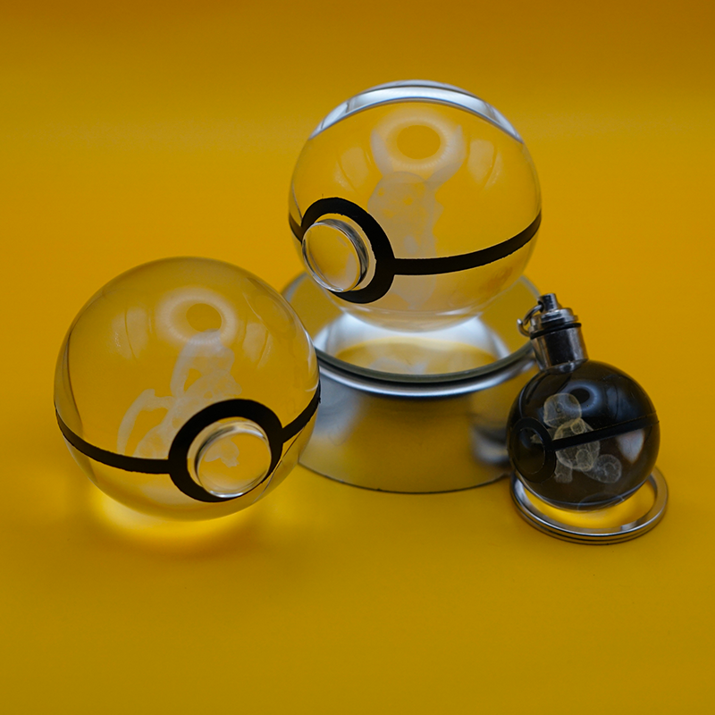 Pokéball-Porte-clé-LED ShinyBall