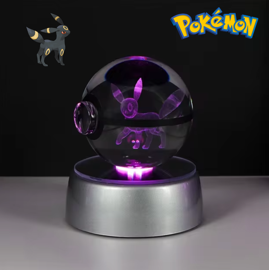Pokéball LED Cristal Noctali Pokémon ShinyBall