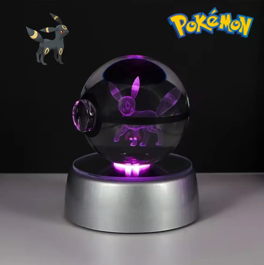 Pokéball LED Cristal Noctali Pokémon ShinyBall