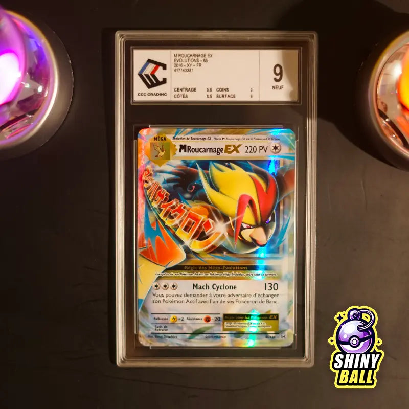 M Roucarnage EX 65/108 - XY Évolutions - CCC GRADING 9 (MINT) (FR) ShinyBall