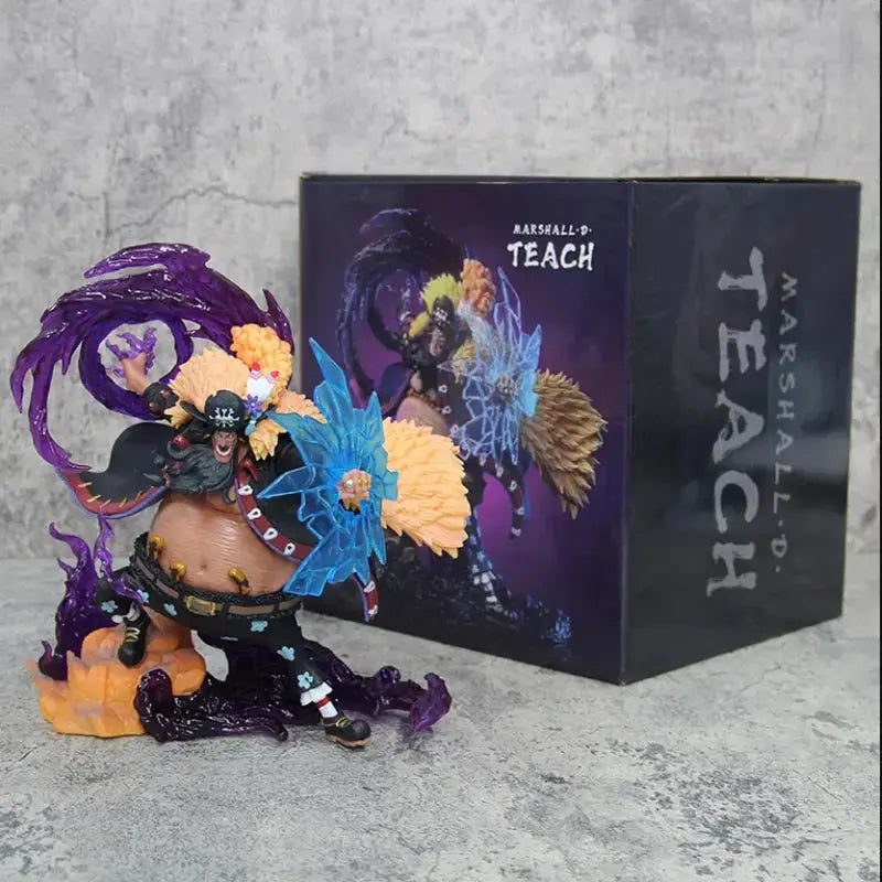 Figurine Barbe Noire One Piece 22cm - Marshall D. Teach Blackbeard PVC Bandai ShinyBall