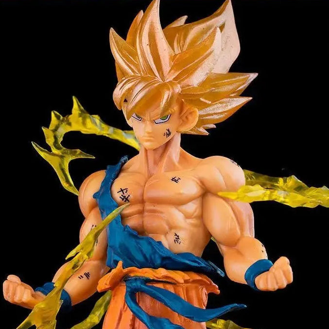 Figurine Son Goku Super Saiyan 18cm - Dragon Ball Z PVC Bandai