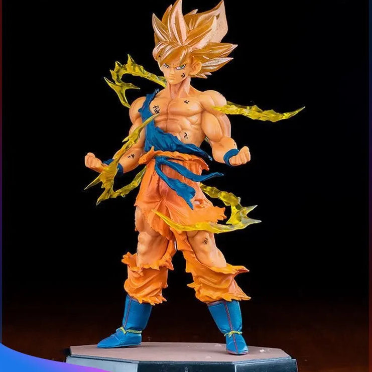 Figurine Son Goku Super Saiyan 18cm - Dragon Ball Z PVC Bandai