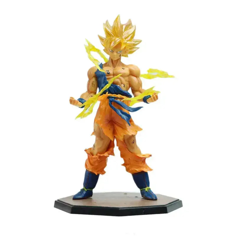 Figurine Son Goku Super Saiyan 18cm - Dragon Ball Z PVC Bandai ShinyBall