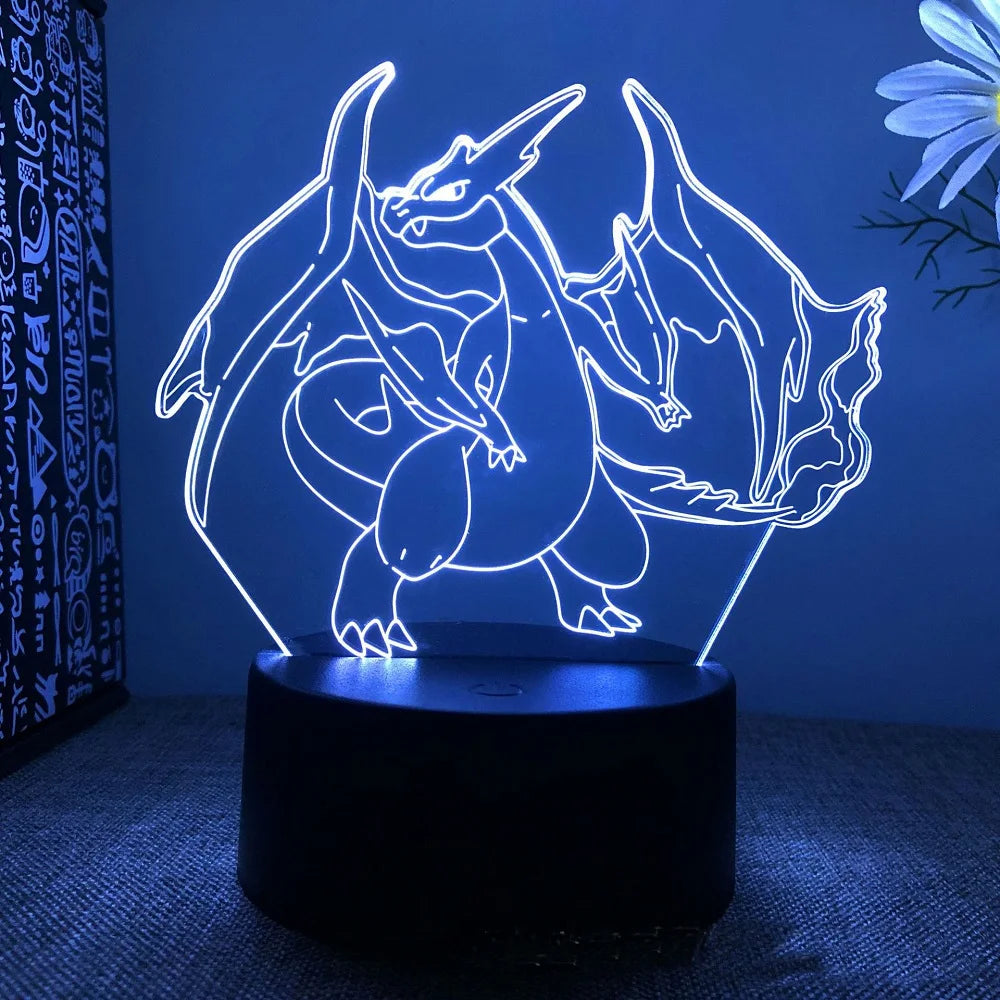 Lampe Led Pokemon Carapuce 10 cm - Ma Belle Veilleuse