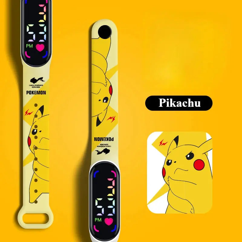 Montre Pokémon Pikachu pour enfant – Bracelet digital lumineux ShinyBall