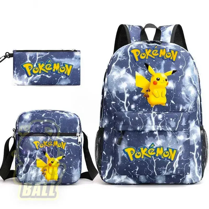 Pack "Rentrée Scolaire" Pokémon : Sac à dos + Trousse + Sacoche 🔥 ShinyBall