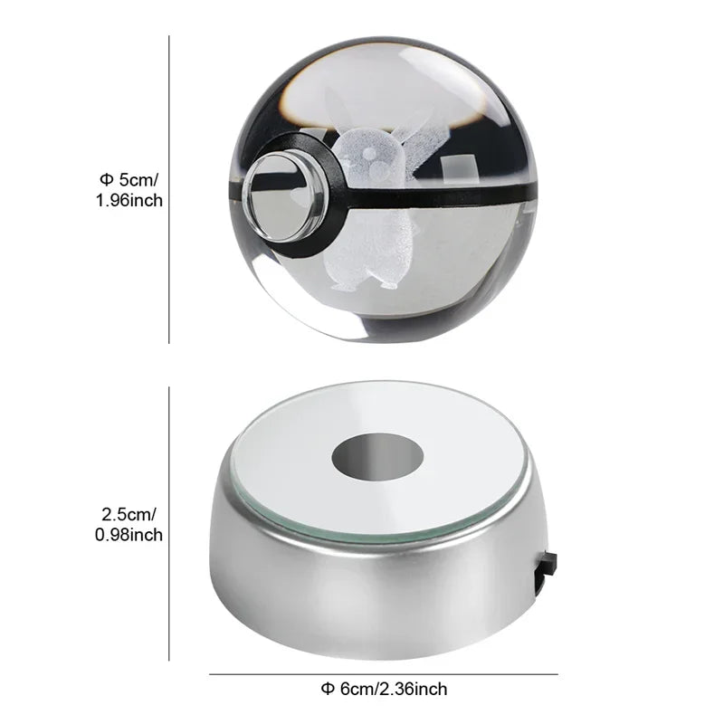 socle led pokeball