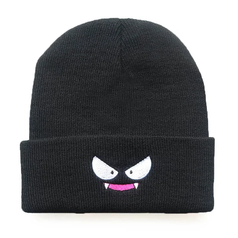 Pokemon Pikachu Anime Knitting Beanies Hat Men Women Solid Color Quality Cap Cute Casual Warm Hats Fashion Versatile Unisex Caps ShinyBall