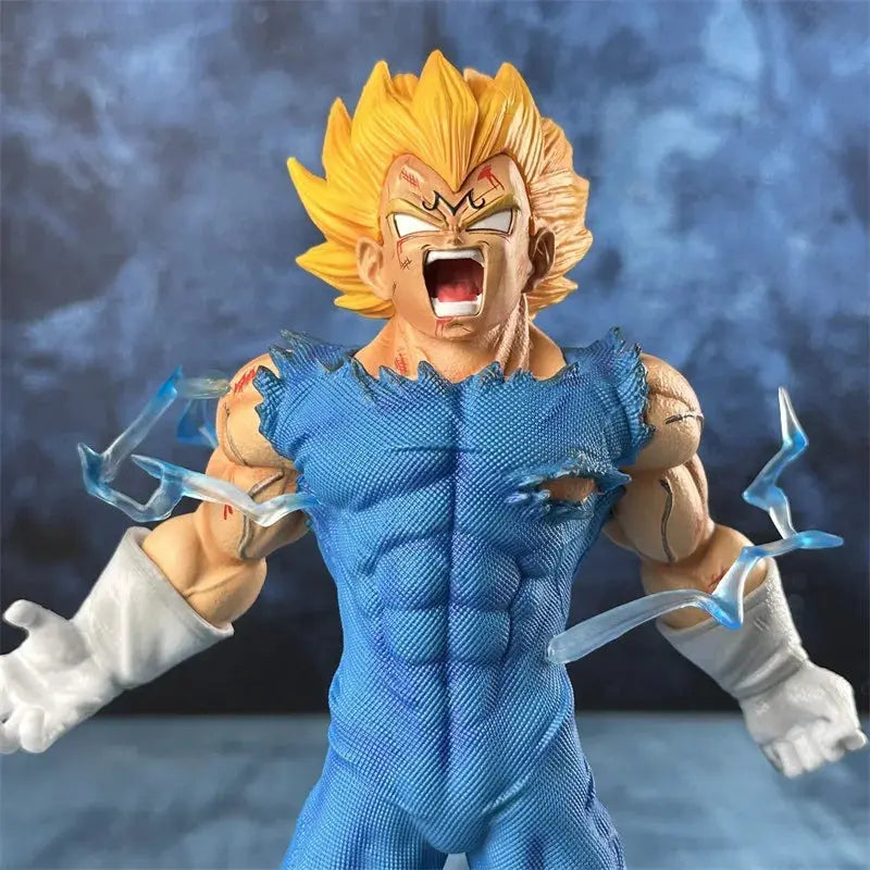 Figurine Dragon Ball Z Vegeta Majin 27cm - Statue Super Saiyan Auto-Destruction PVC ShinyBall