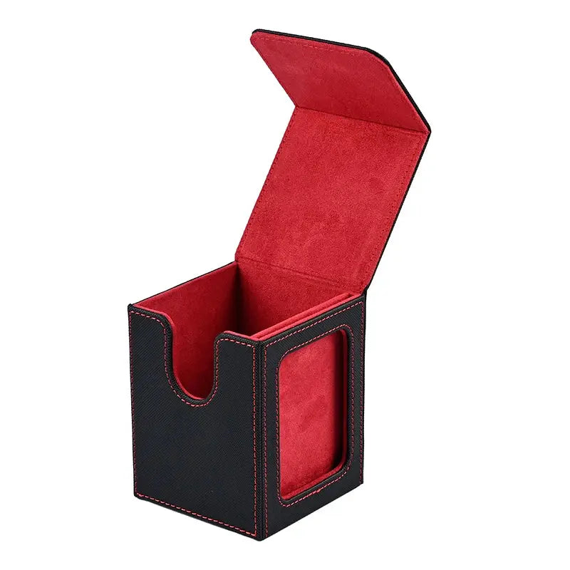 Boîte rangement cartes Pokémon rouge & noir (+120 cartes) ShinyBall