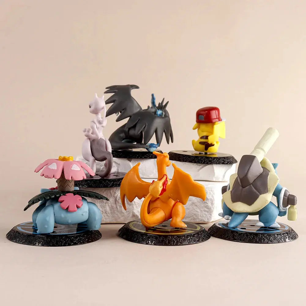 Set de 6 Mini Figurines Pikachu & Évolutions Légendaires ShinyBall