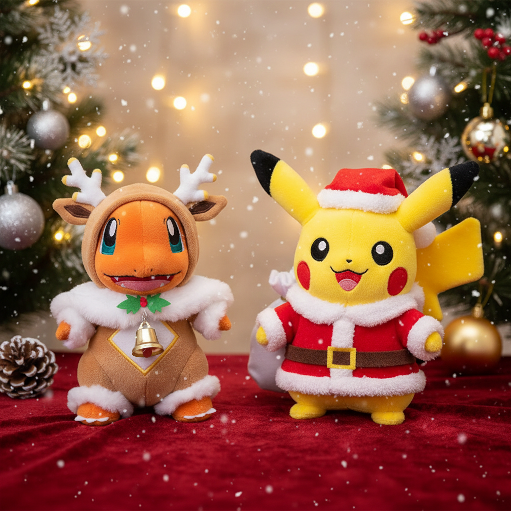 Bannière retour peluches Noël