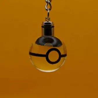 Porte-clé Pokémon LED en cristal