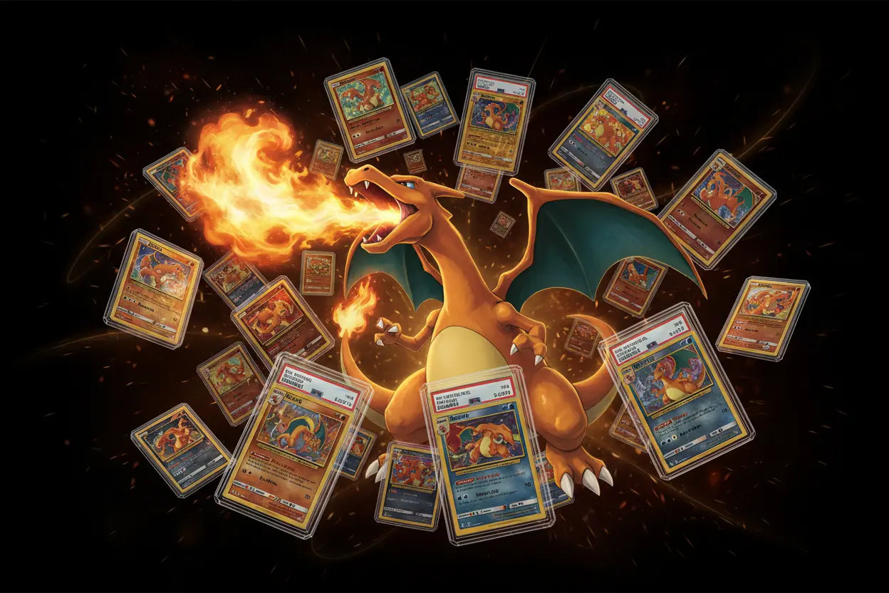 Guide complet des cartes Pokémon Dracaufeu : histoire, éditions et valeur 2026