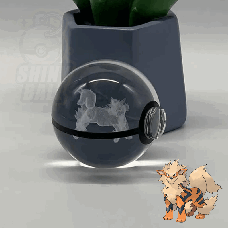 pokeball led pokemon shinyball arcanin cristal fan