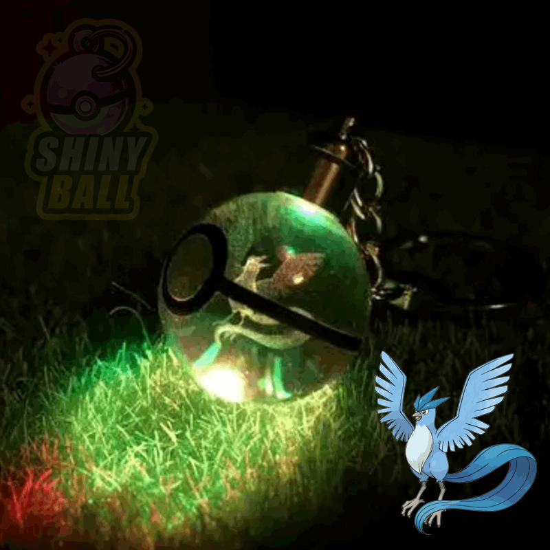 Porte-clé Pokémon LED en cristal – ShinyBall