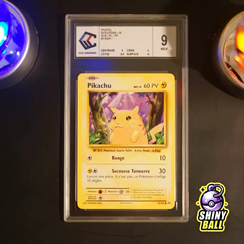 Pikachu 35/108 - XY Évolutions - CCC GRADING 9 (MINT) (FR) ShinyBall