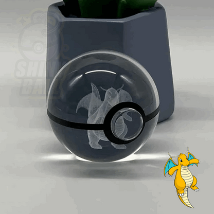 pokeball led pokemon shinyball dracolosse cristal fan