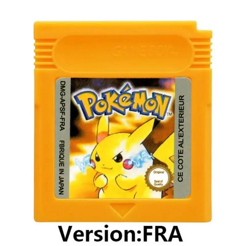 GAME BOY POKÉMON VERSION JAUNE FR