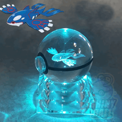 pokeball led pokemon shinyball kyogre cristal