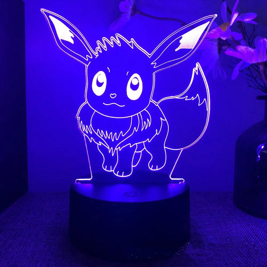 Veilleuse LED 3D Pokémon - Évoli
