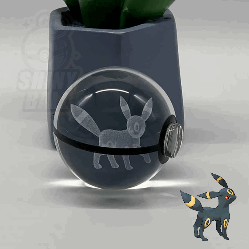 pokeball led pokemon shinyball noctali cristal fan