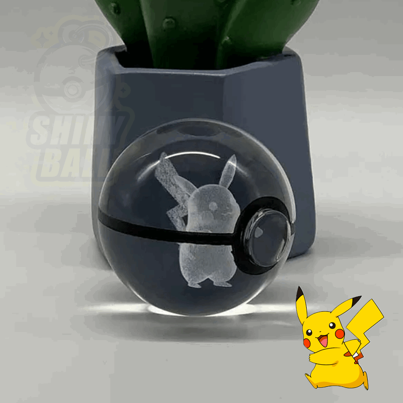 pokeball led pokemon shinyball pikachu cristal fan