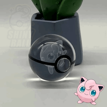 pokeball led pokemon shinyball rondoudou cristal fan