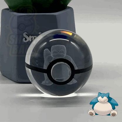 pokeball led pokemon shinyball ronflex snorlax cristal fan