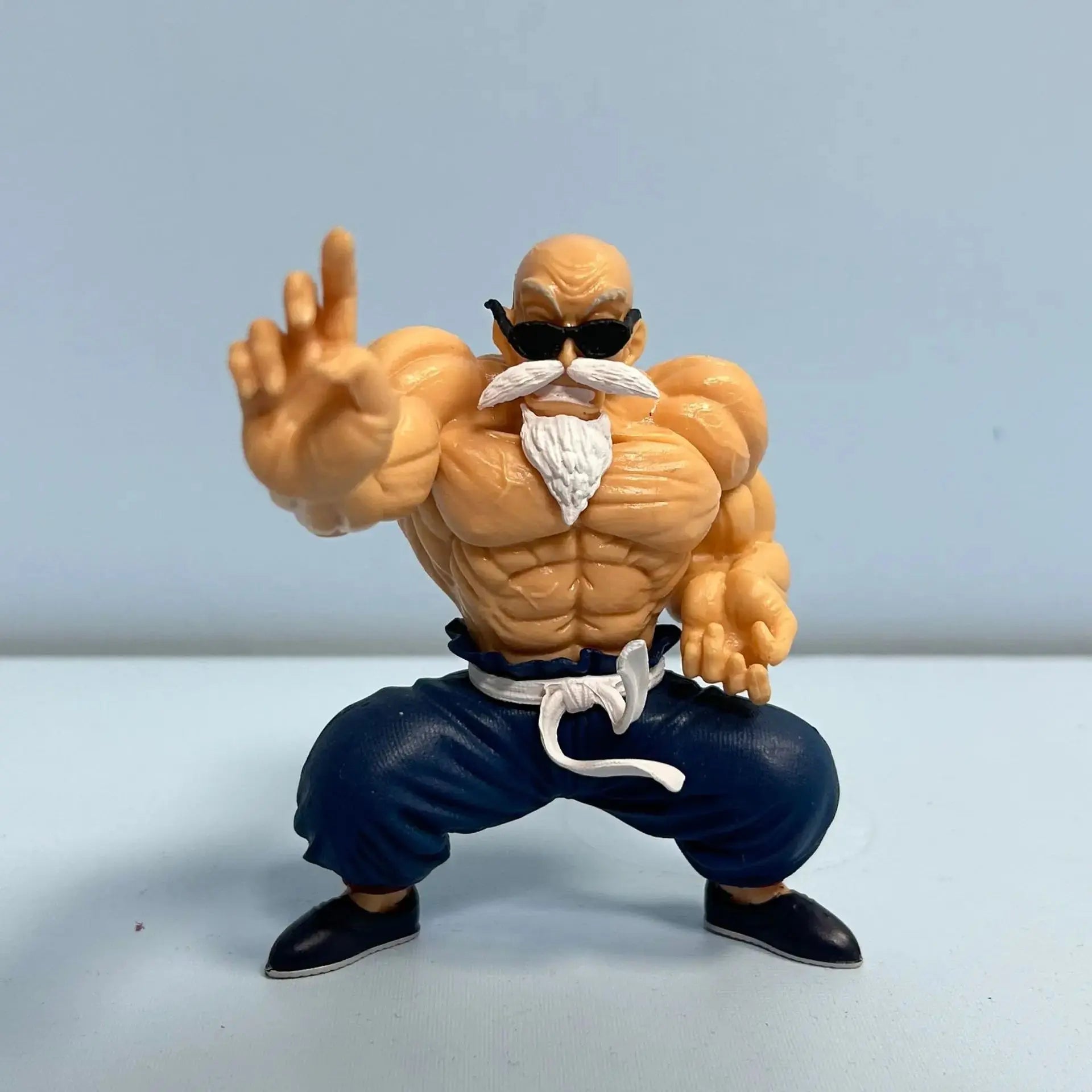 Figurine Dragon Ball Tortue Géniale Musclée 10cm - Maître Kame Sennin Statue PVC ShinyBall