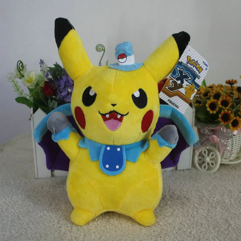 Cartoon Pokemon Santa Claus Pikachu Action Figure Room Decoration Toy Soft Pillow Doll For Kids Birthday Xmas Gift Accessories ShinyBall