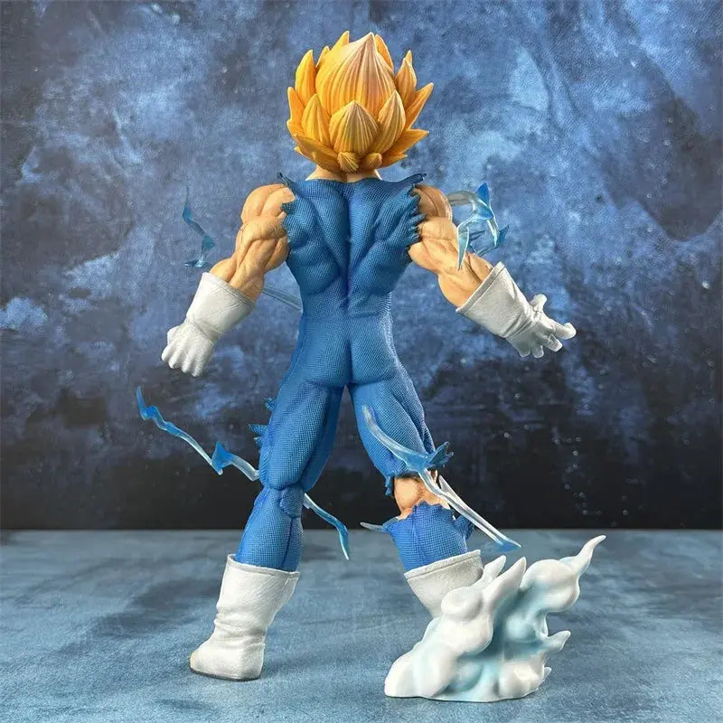Figurine Dragon Ball Z Vegeta Majin 27cm - Statue Super Saiyan Auto-Destruction PVC ShinyBall