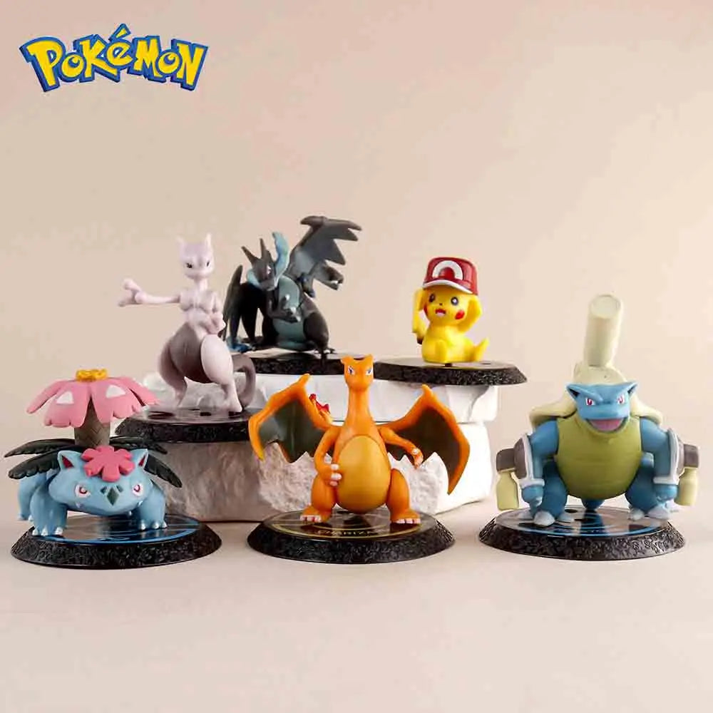 Set de 6 Mini Figurines Pikachu & Évolutions LégendairesShinyBall