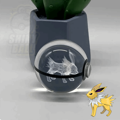 pokeball led pokemon shinyball voltali cristal fan