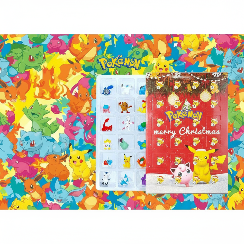 Bannière calendrier de l'avent Pokémon - produit à droite