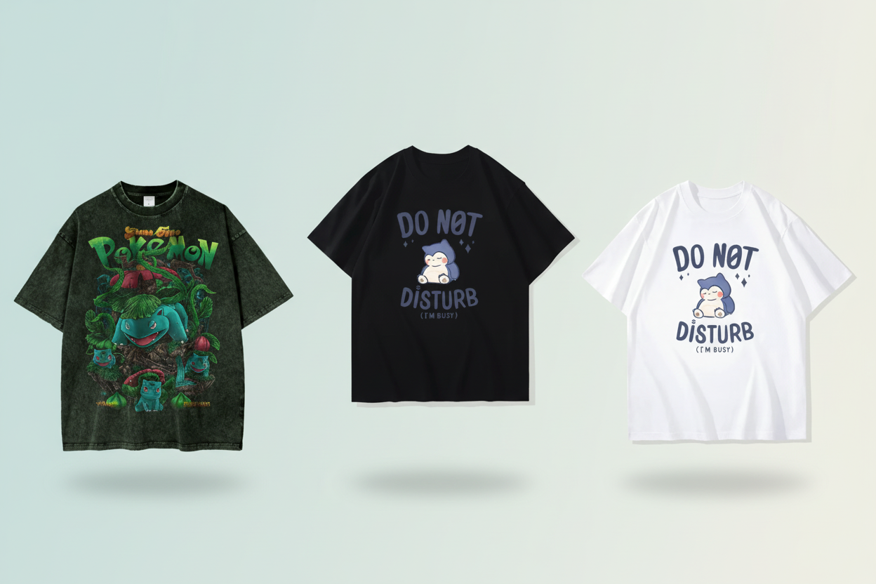 Bannière t-shirts Pokémon
