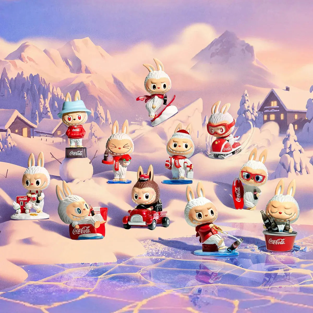 THE MONSTERS COCA-COLA Series - Labubu Blind Box POP MART 7,7-10,7cm