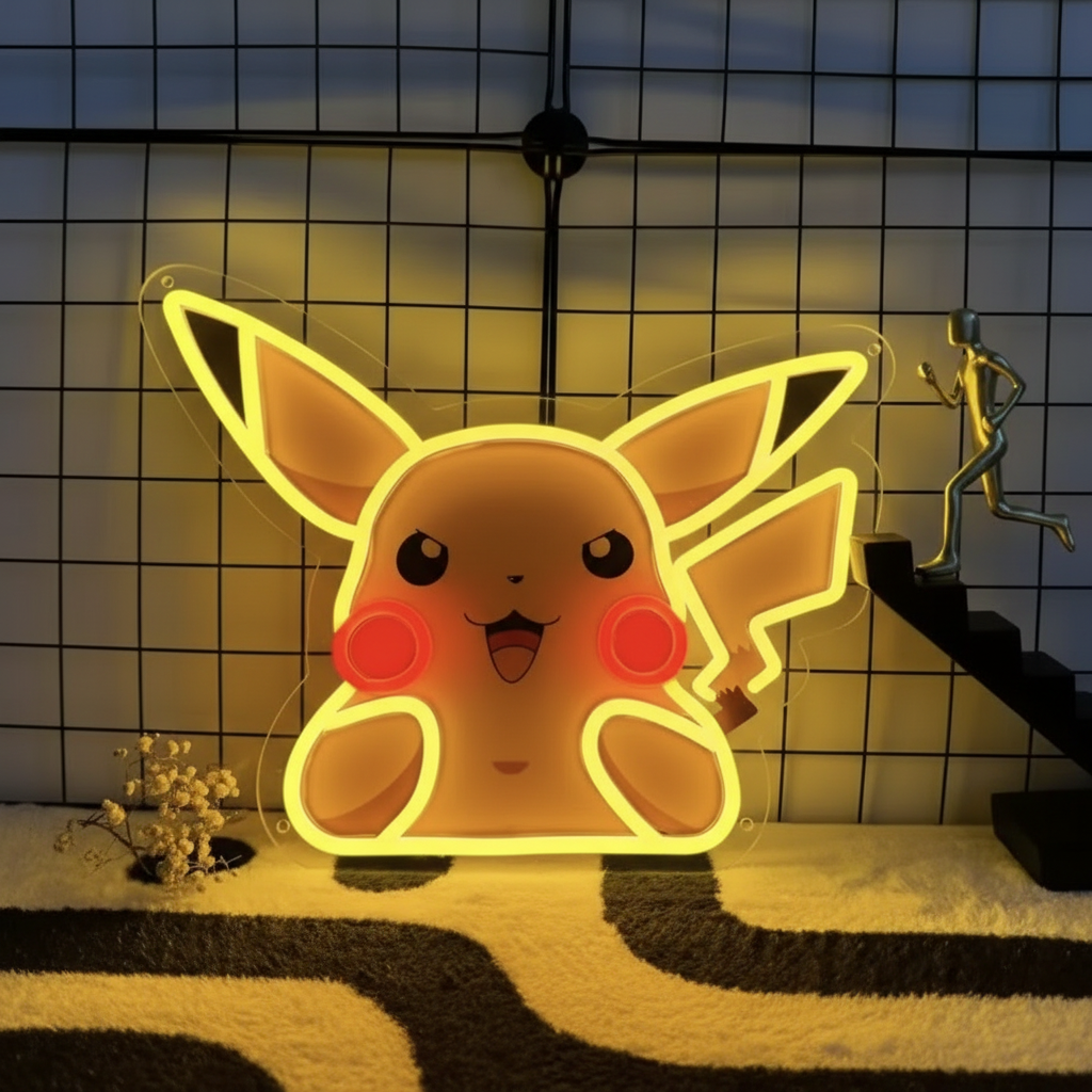 Lampe néon Pikachu